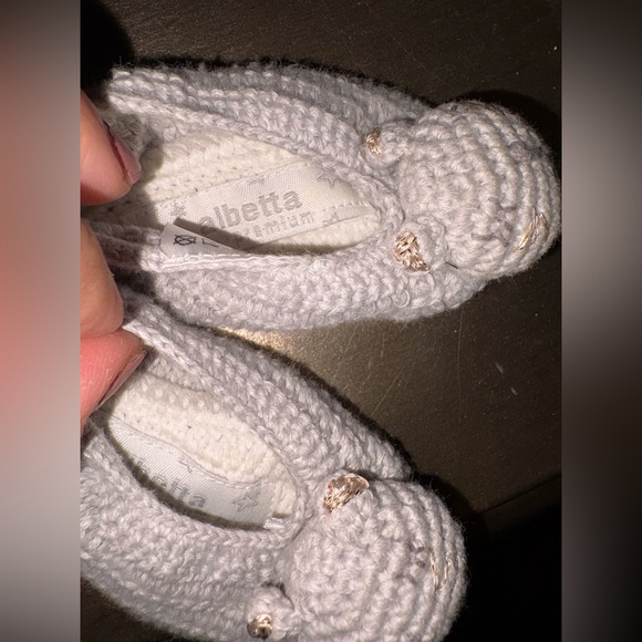 Albetta Crochet Baby Booties :: Cat - Picture 4 of 11